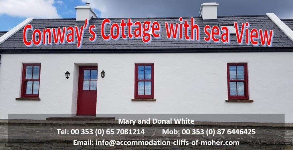 Bed & Breakfast Conway's With Sea View Nestling By Cliffs-of-moher Liscannor